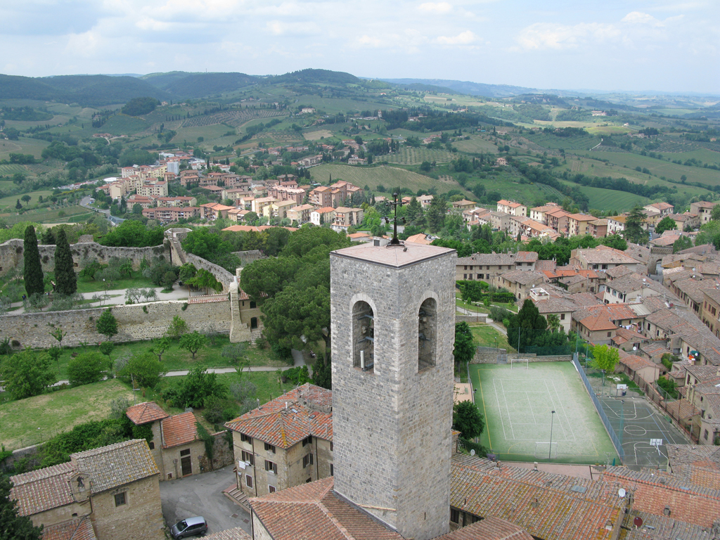 Another View from the Tower at San Gimignano