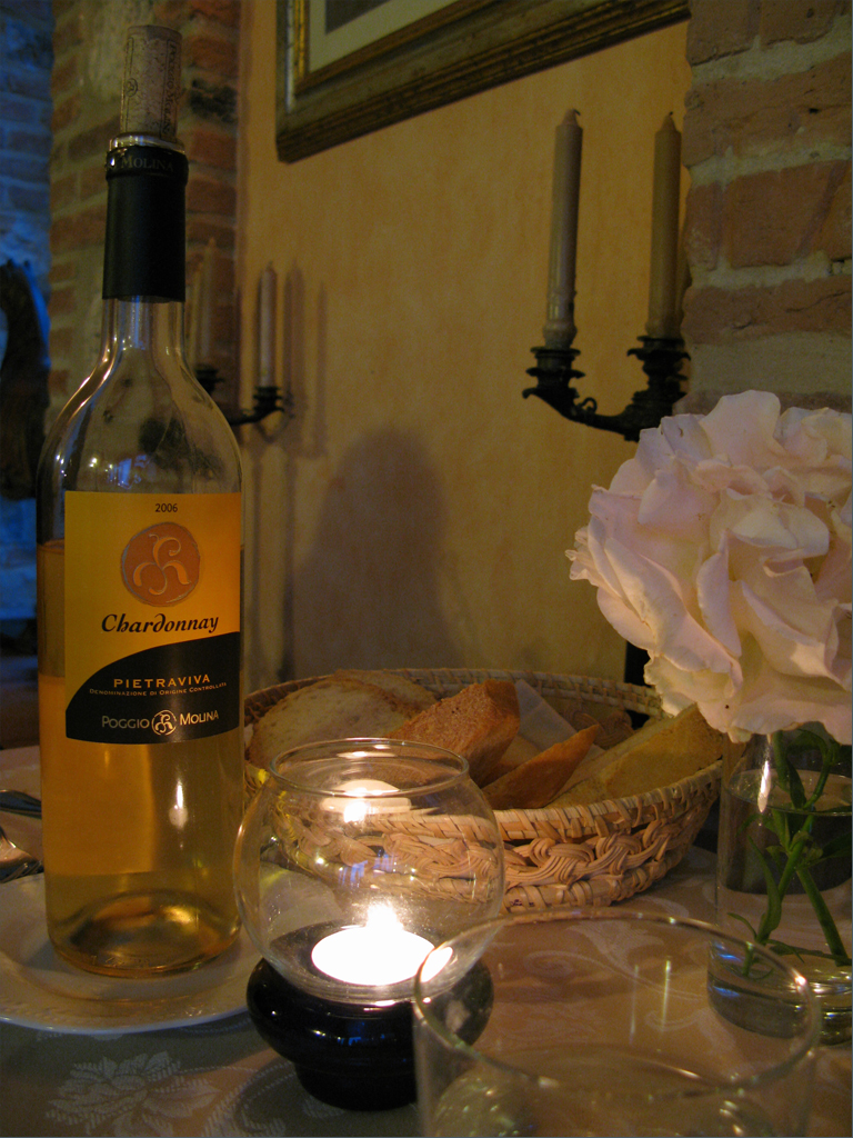 A Perfect Table Setting at Castello Delle Serre Di Rapolano