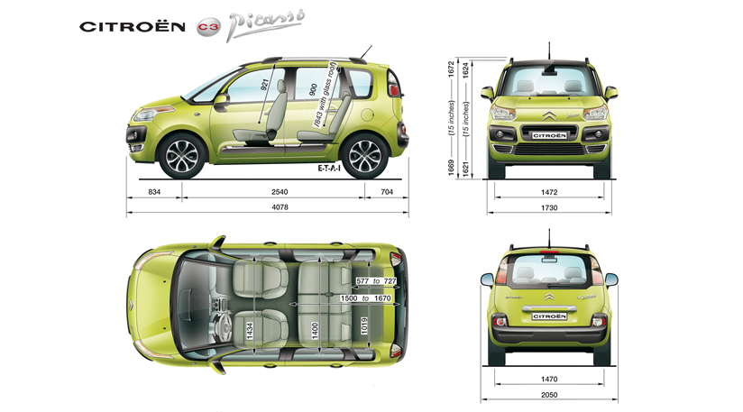 Citroen C3 Picasso - French cars... I'll must say this wasn't a bad Vehicle