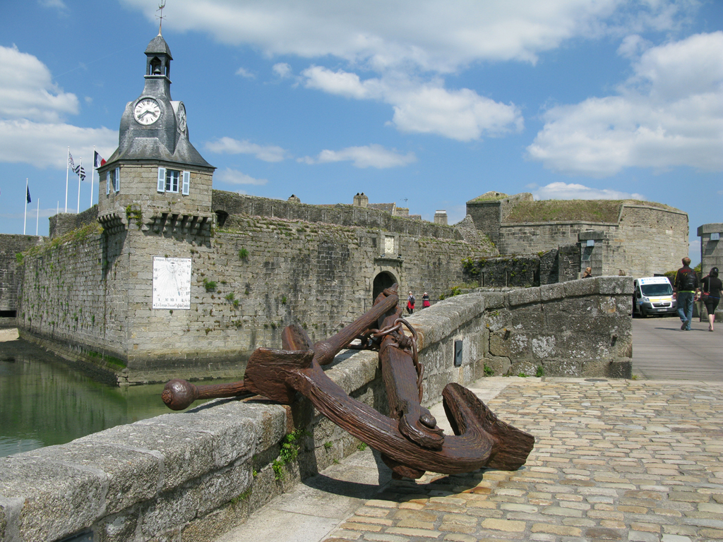 Concarneau Castle – Anchor at Entrance