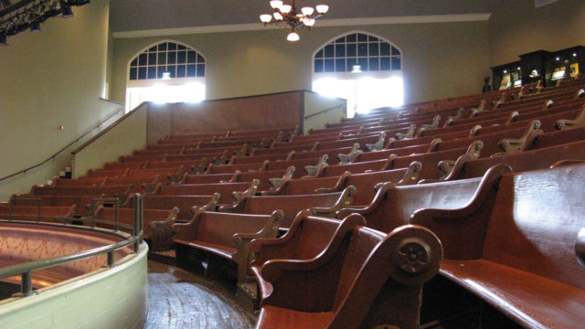 Ryman Auditorium Front Row Seats