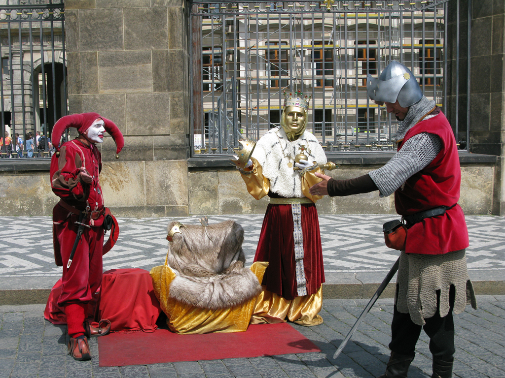 Prague Castle Street Performers