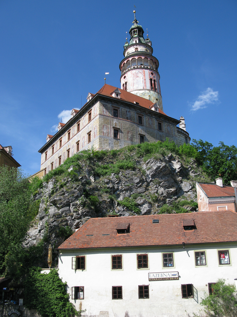 Cesky Krumlov Castle From Below