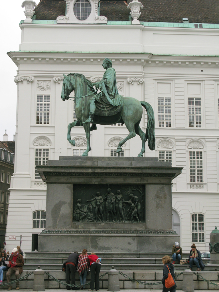Austria Vienna Spanish Riding School Statue