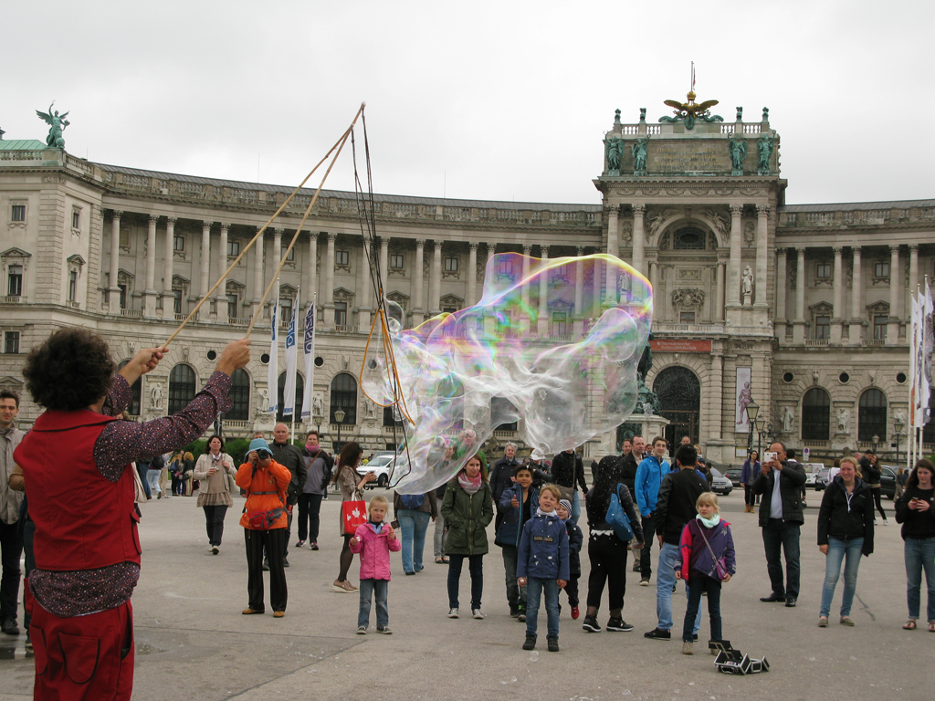 Austria Vienna Heldenplatz Huge Bubbles 02