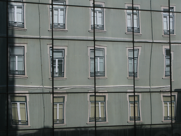 Lisbon - Glass Windows near H10 Duque De Loule Hotel