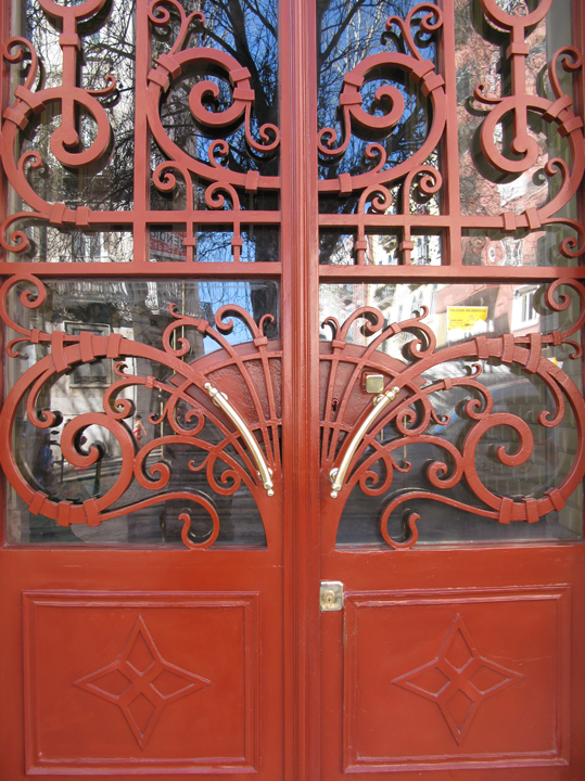 Lisbon - Ornate Door near H10 Duque De Loule Hotel