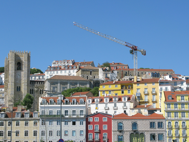 Lisbon - Walk to River near Praca do Comercio
