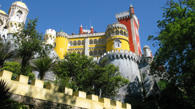 Sintra - Pena Palace from Below