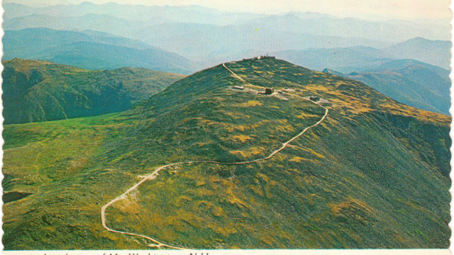 A post card with aerial view