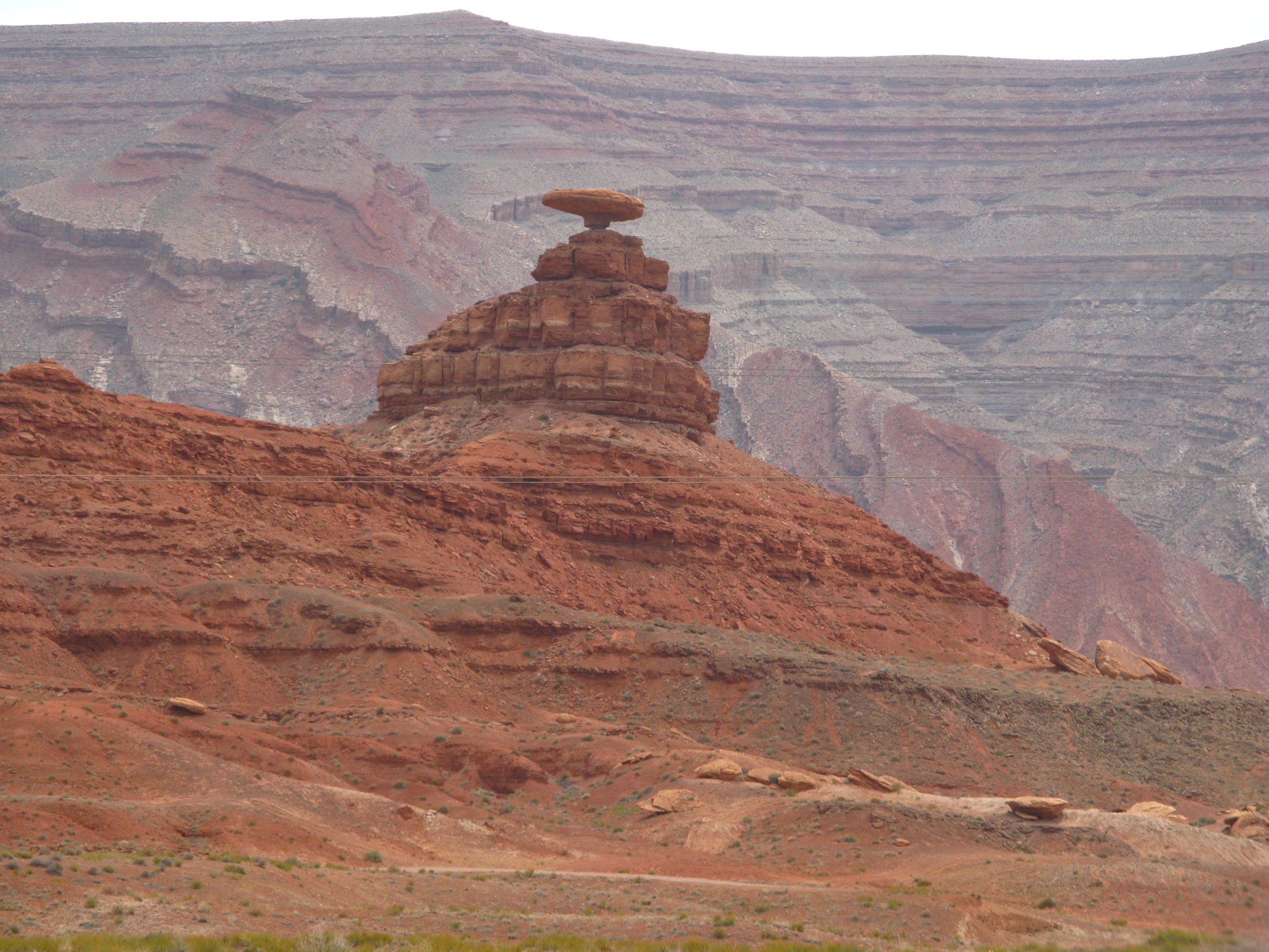 On the way from Monument Valley to Moab: Mexican Hat