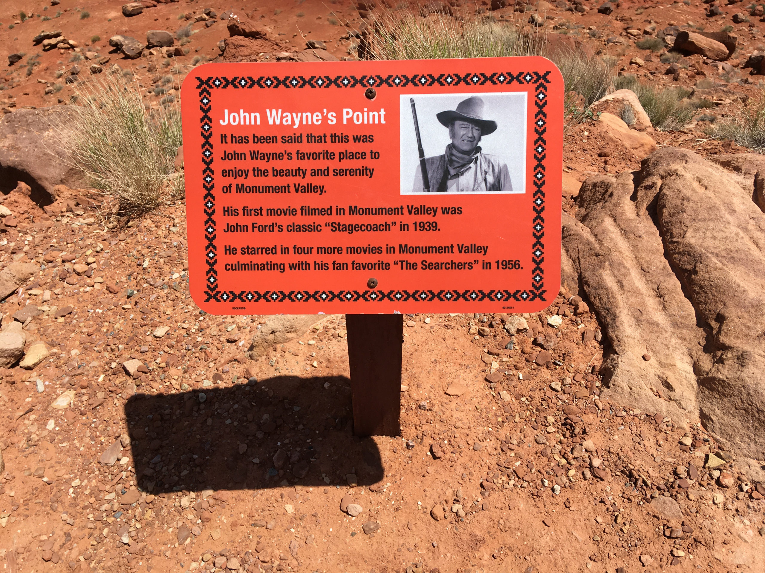 Monument Valley: John Wayne's Point