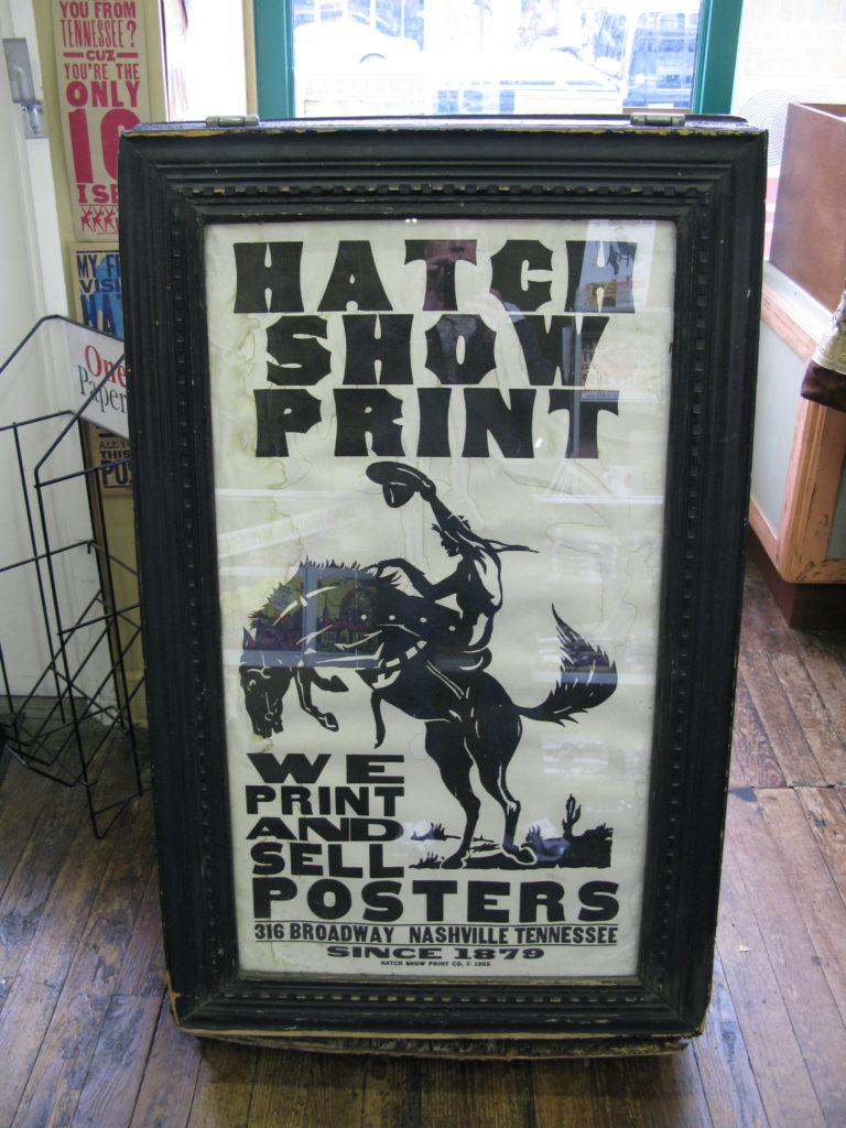 Nashville - Hatch Show Print Sign