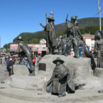 The Rock sculpture in Ketchikan