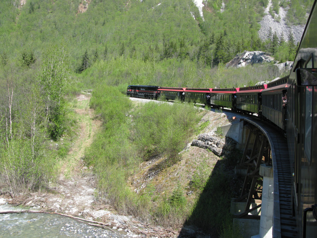 White Pass Rail Crossing Trestle Bridge