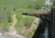 White Pass Rail Crossing Trestle Bridge