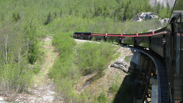 White Pass Rail Crossing Trestle Bridge