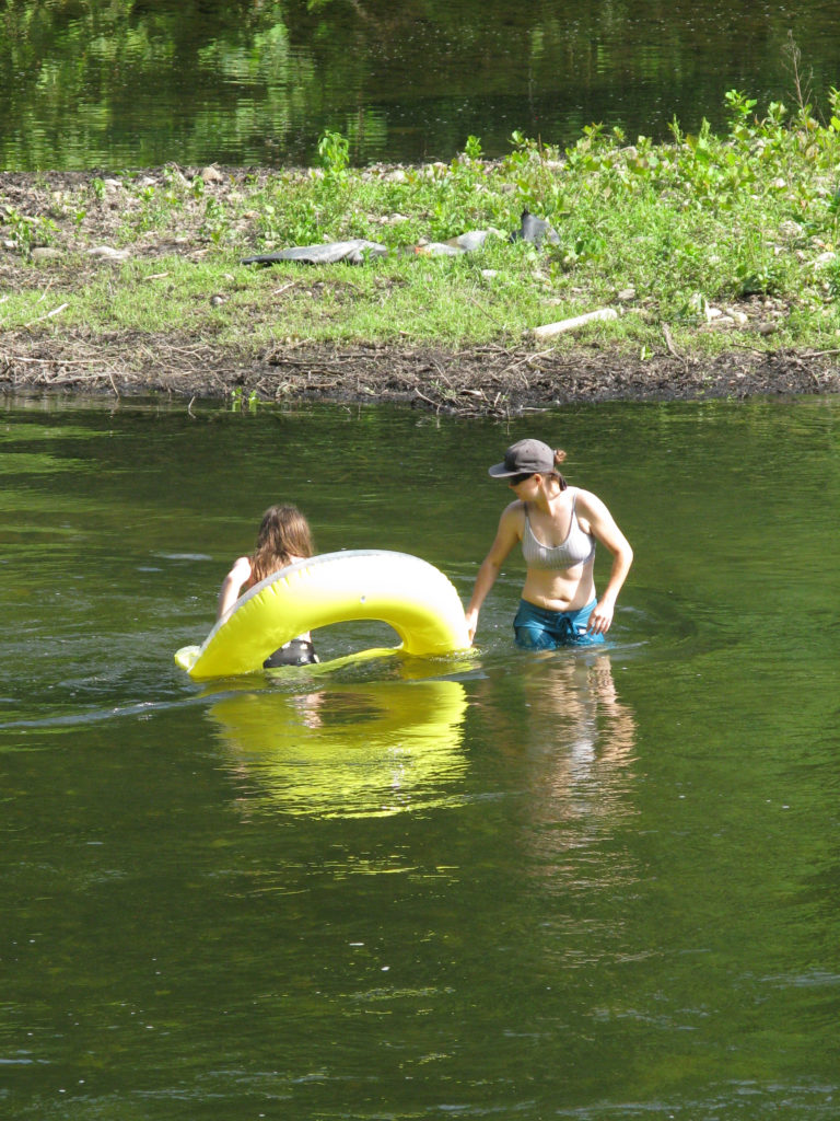 West Virginia Cabin River Float - Haven and Val