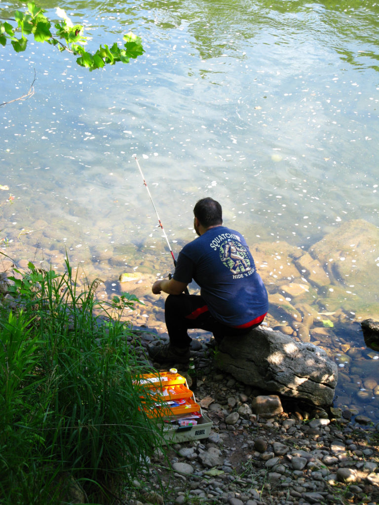 West Virginia Cabin Michael Fishing