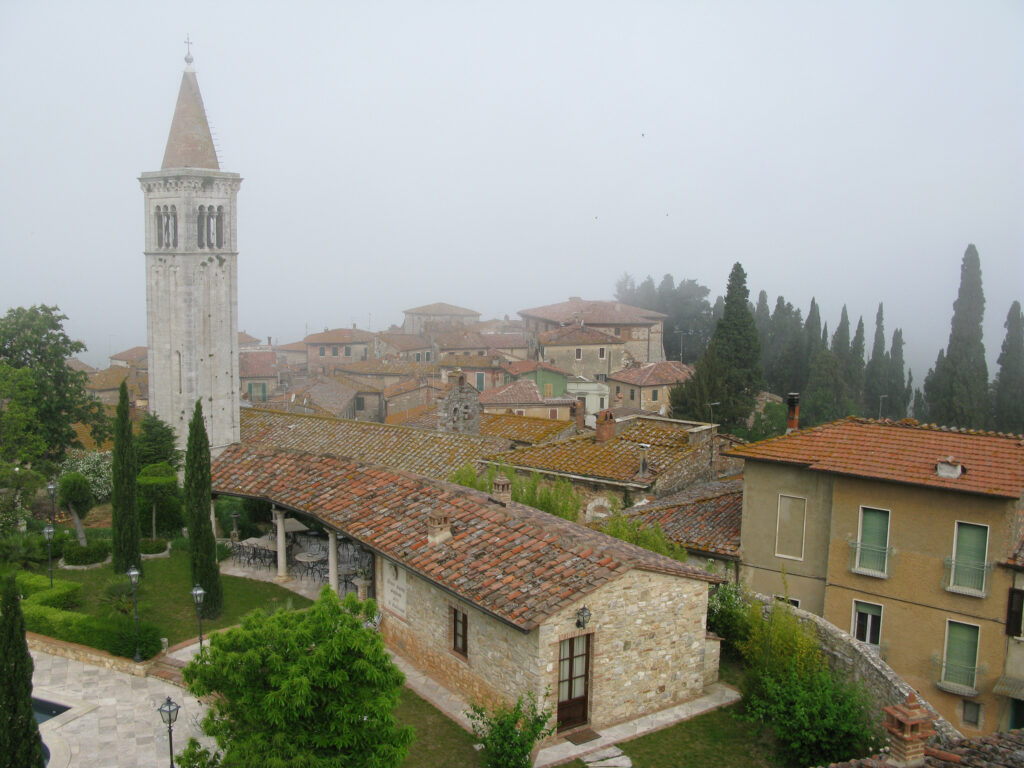 2008 Castello Delle Serre Misty View From Tower