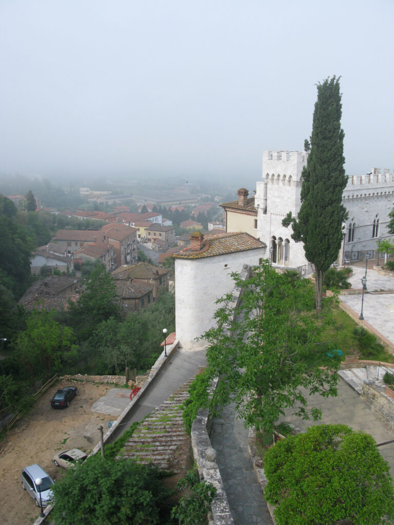 2008 Castello Delle Serre Misty View From Tower