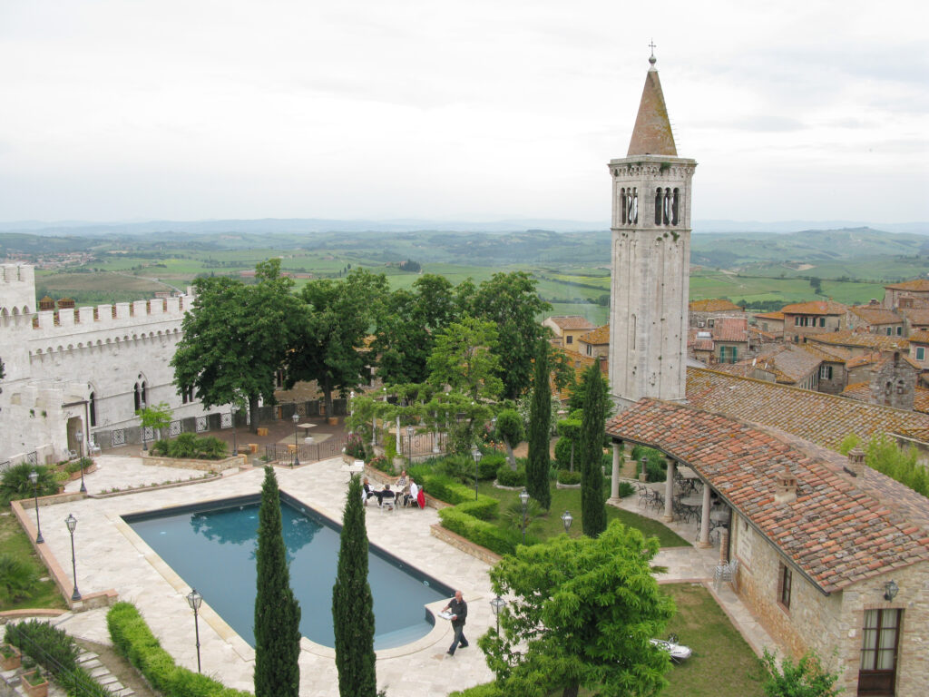 2008 Castello Delle Serre Pool From Tower