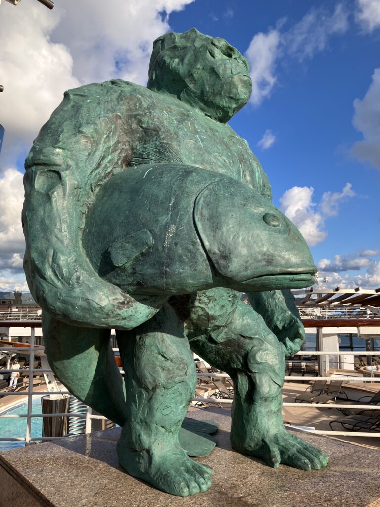 Gorilla Sculpture on Deck 11