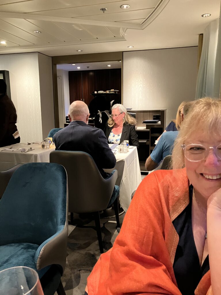 Dinner Next to Guy and Anna