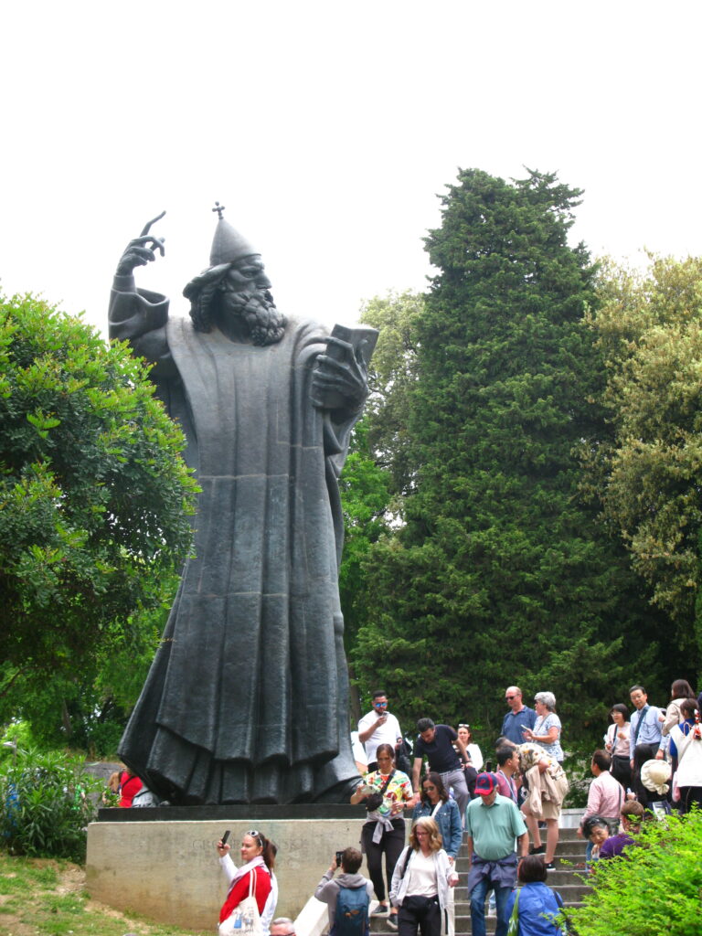 Split Gregory Of Nin Statue