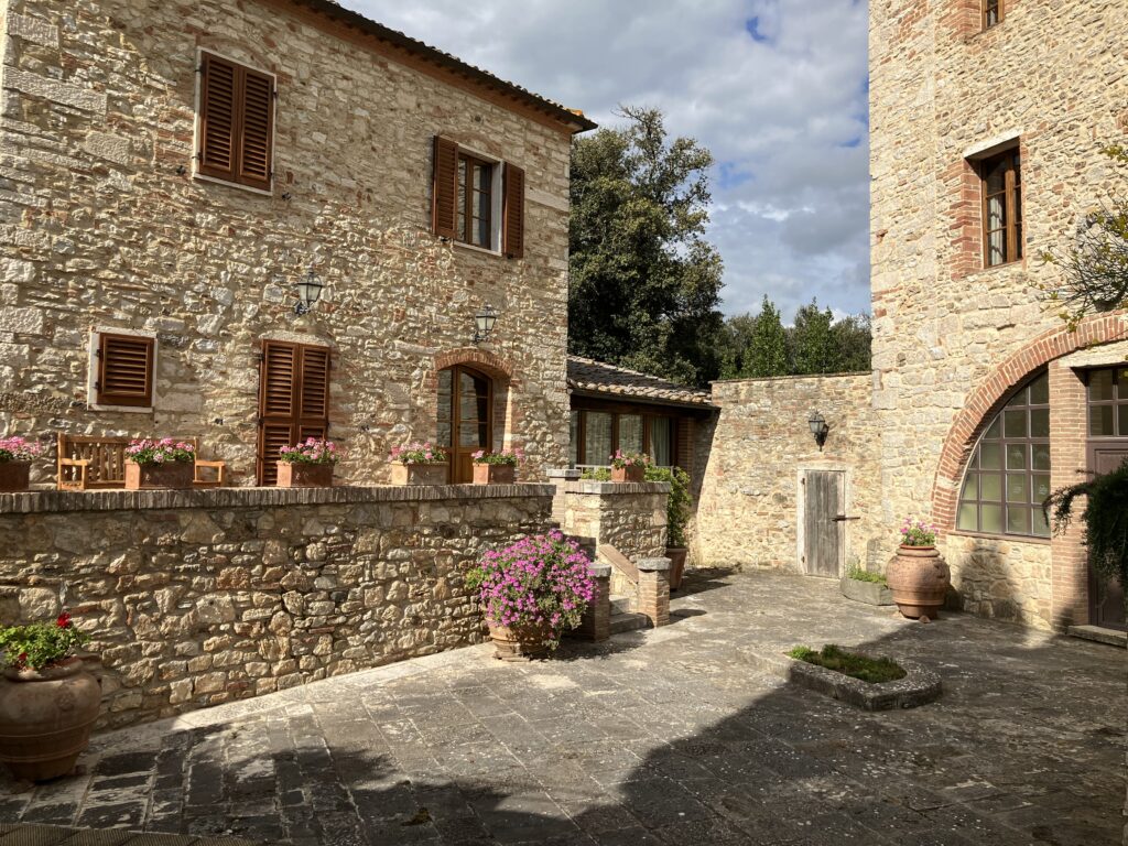 Castello Delle Serre Tower Courtyard